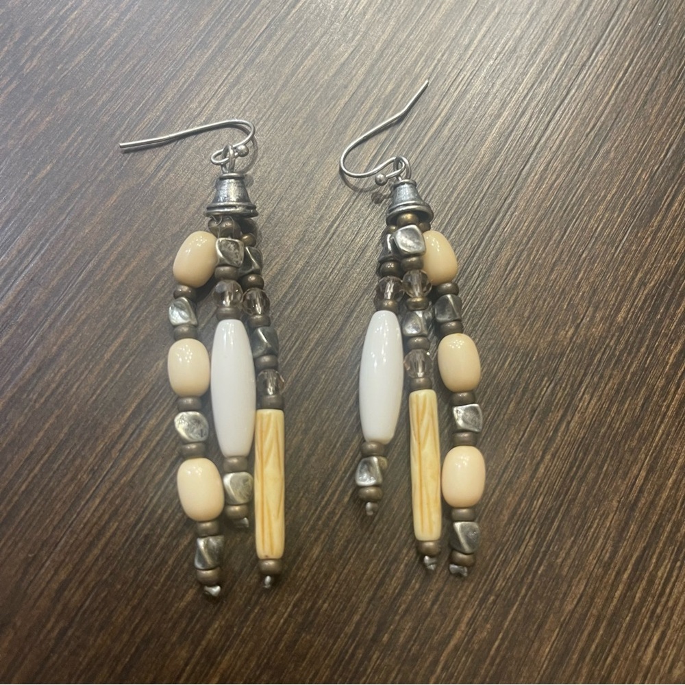 Boho Handmade Earrings, Preowned, Good Condition